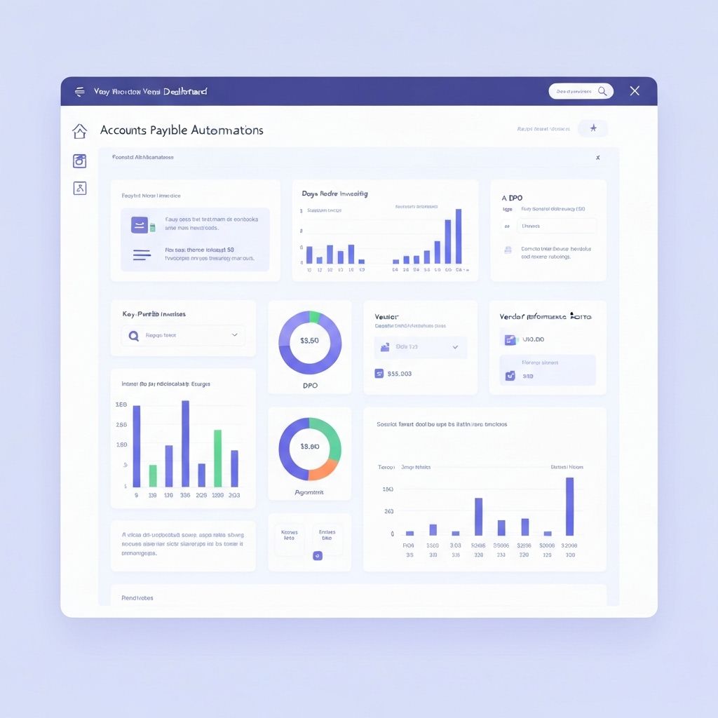 Dashboard de automação de contas a pagar